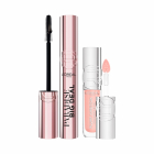 Combo L'oréal Brillo Labial Plump Ambition N°201 Milky Nu y Máscara De Pestañas Paris Big Deal Blackest Washable