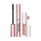 Combo L'oréal Paris Brillo Labial Plump Ambition N°650 Nude Macaron y Máscara De Pestañas Big Deal Blackest Washable