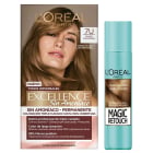 Combo L'oréal Paris Tinta Excellence Sin Amoníaco N°7u Rubio Universal y Spray Magic Retouch Rubio Oscuro 75 Ml