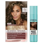 Combo L'oréal Paris Tinta Excellence Sin Amoníaco N°5u Castaño Claro Universal y Spray Magic Retouch Castaño Claro 75 Ml
