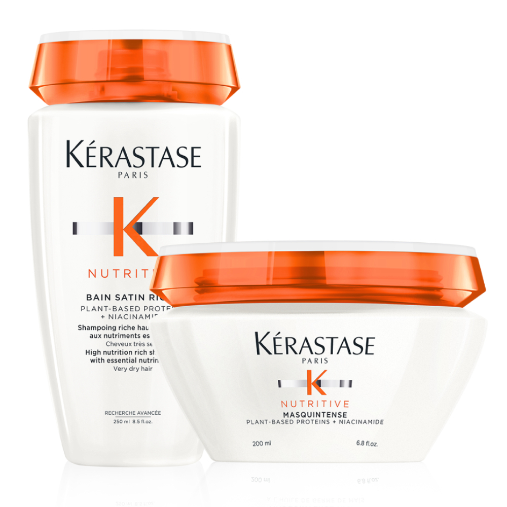 Combo Nutritive Hidratación Completa de Kérastase Bain Satin