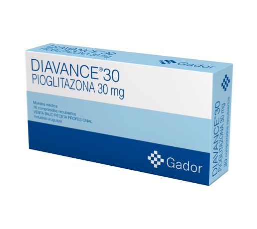 Diavance 15 Mg 30 Comprimidos Farmashop