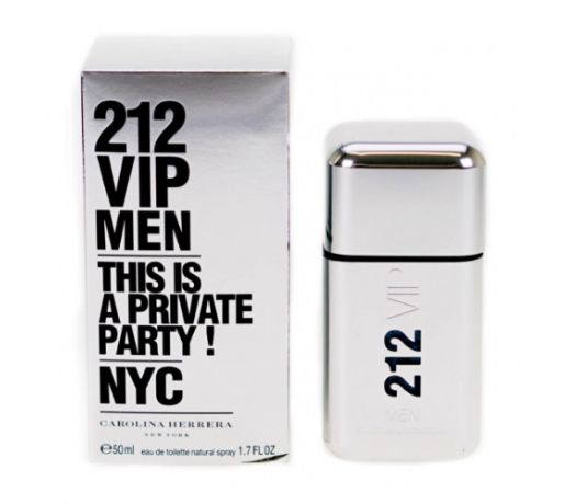 EAU DE TOILETTE CAROLINA HERRERA 212 VIP MEN 50 ML Farmashop
