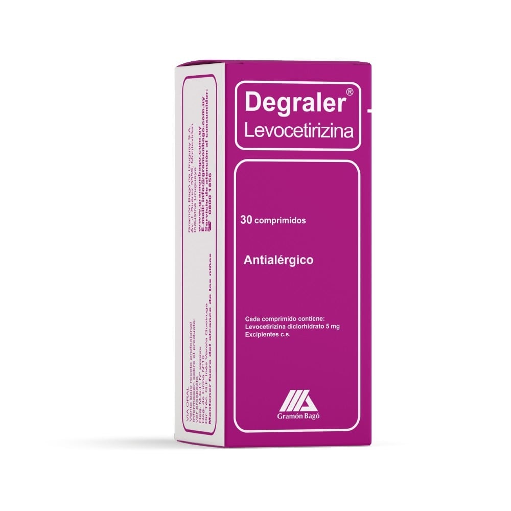 Degraler 5 mg 30 Comprimidos