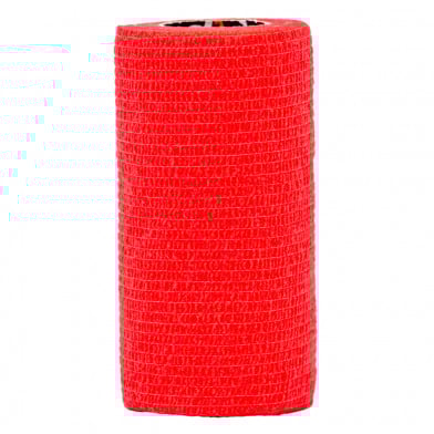 Venda Cohesiva Bx 10 cm x 5 m Rojo