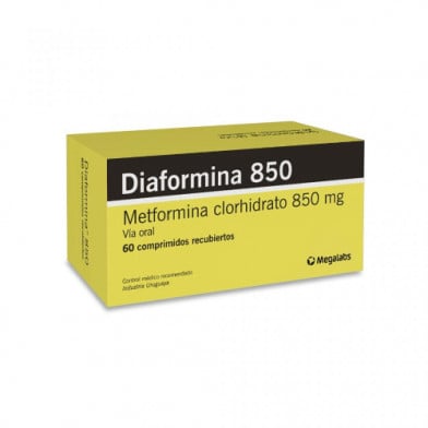 DIAFORMINA 850 MG 60 COMPRIMIDOS