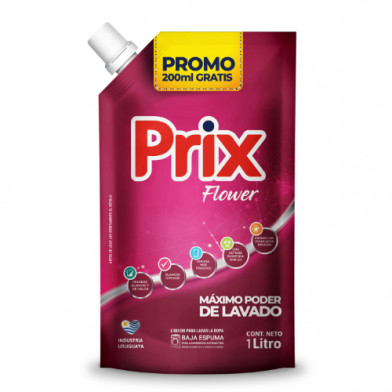 Jabón Líquido para Ropa Prix Flores de Cerezos 1 l