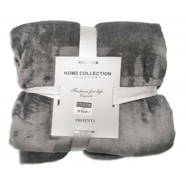 Frazada Lisa 2 Plazas Gris