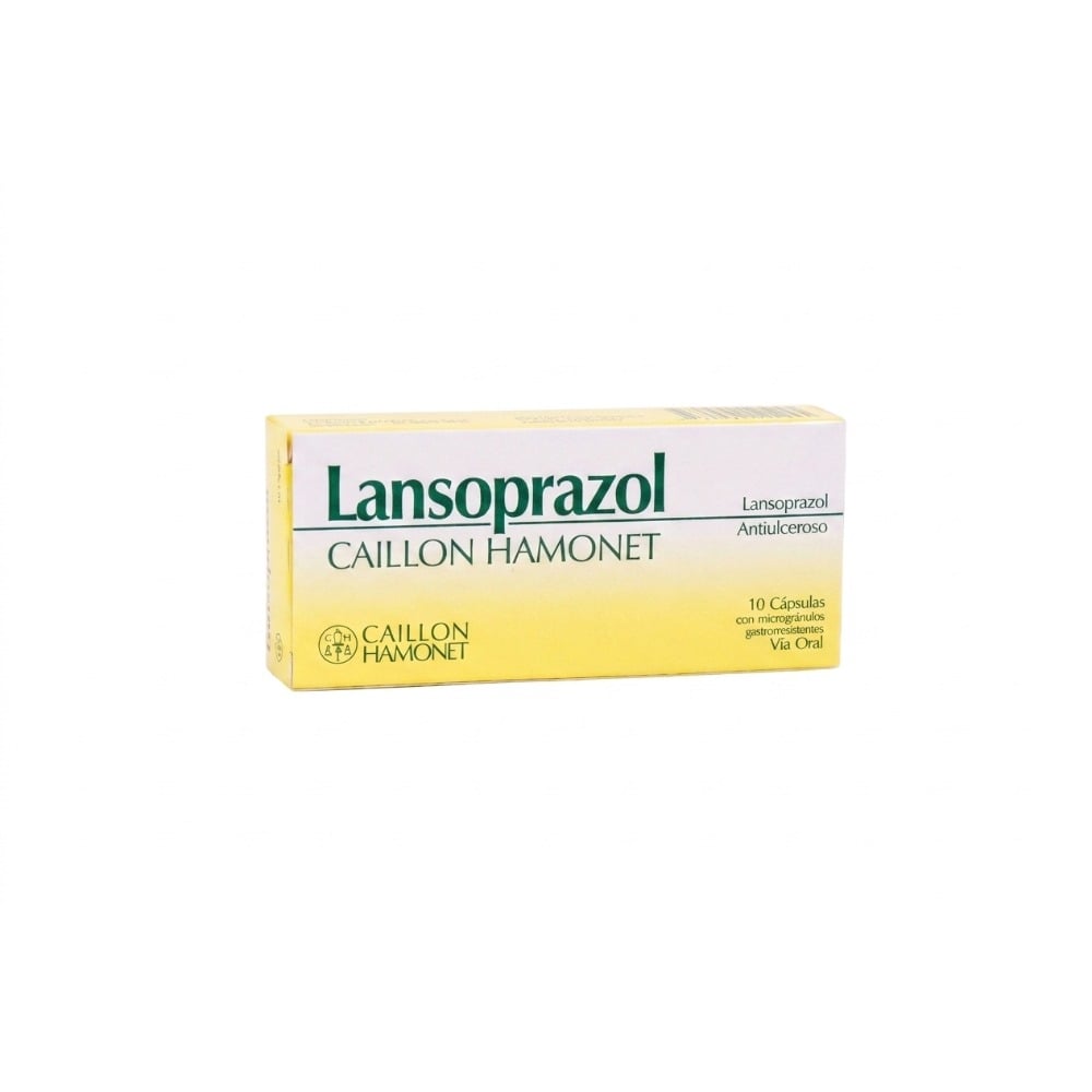 Lansoprazol 30 mg 10 Cápsulas con Microgránulos Gastrorresistentes