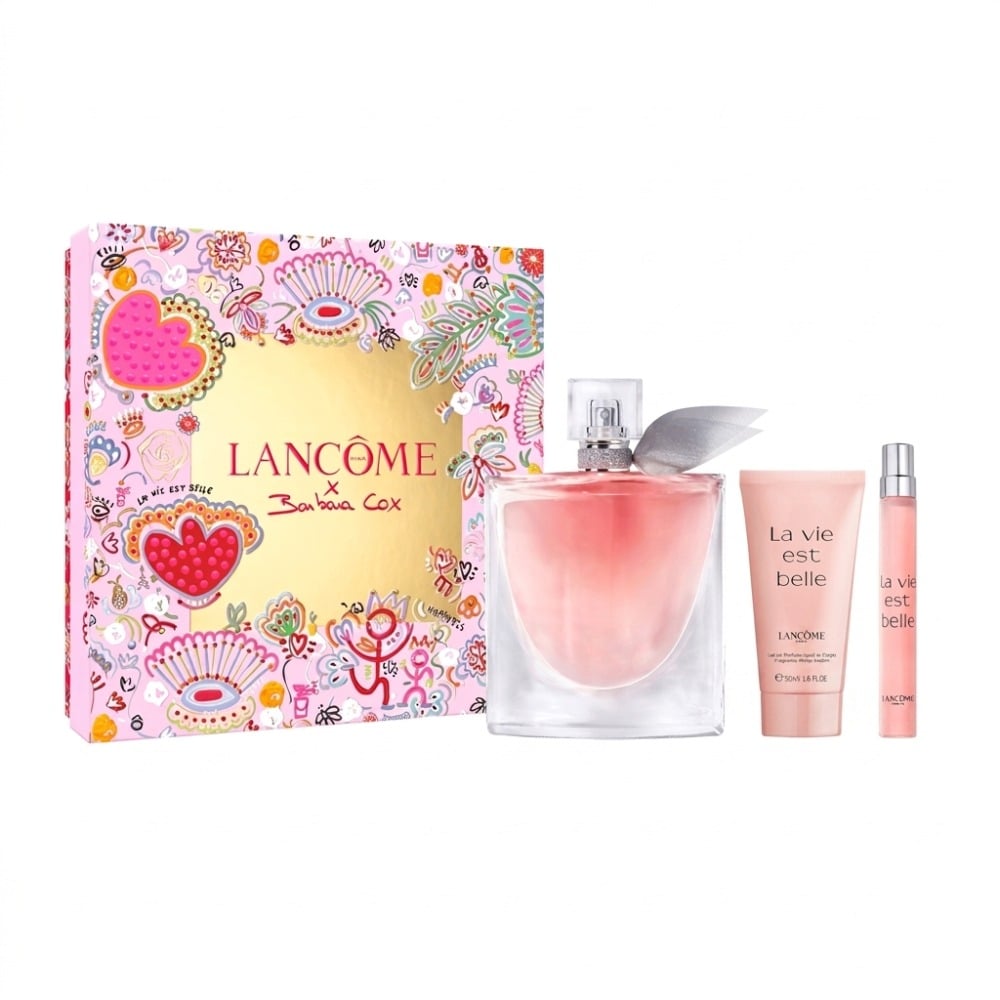 Cofre Lancôme Perfume La Vie Est Belle EDP 100 ml + Mini Talla 10 ml + Loción Corporal 50 ml