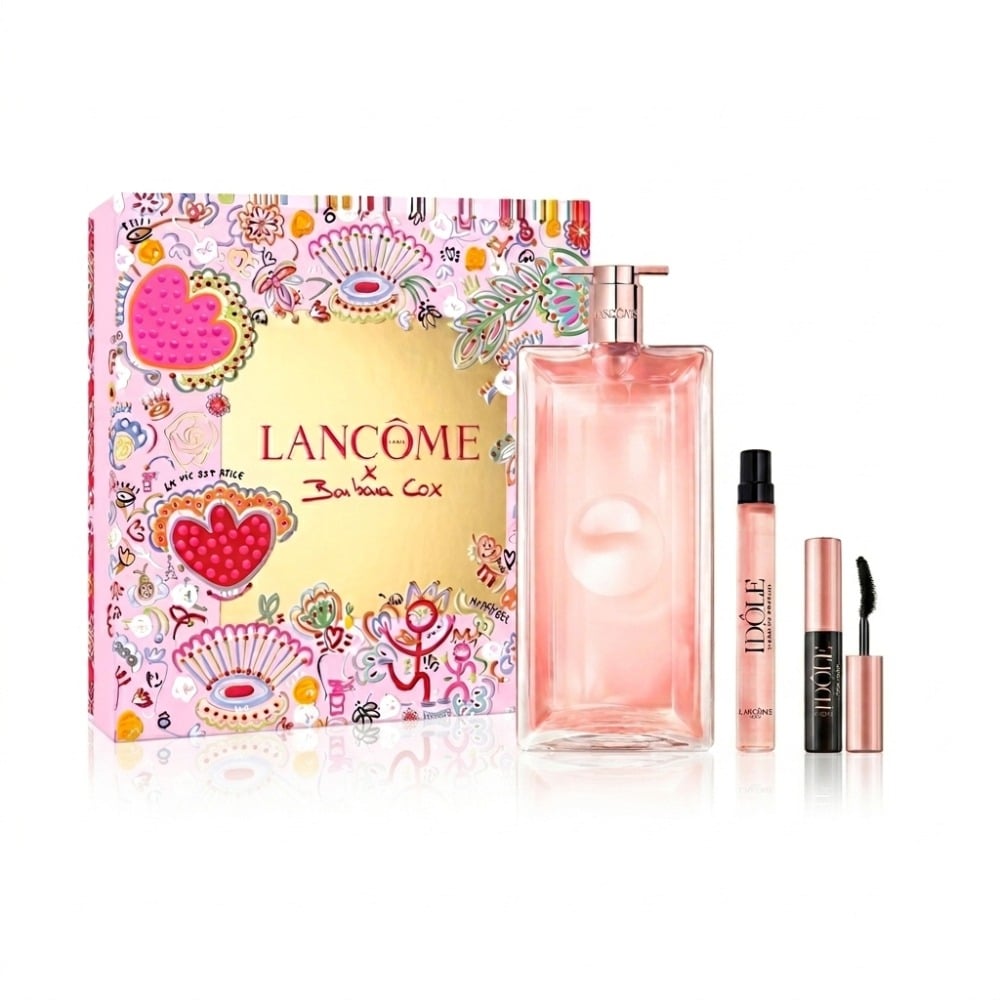 Cofre Lancôme Perfume Idôle EDP 100 ml + Mini Talla 10 ml + Máscara de Pestañas Lash Mini