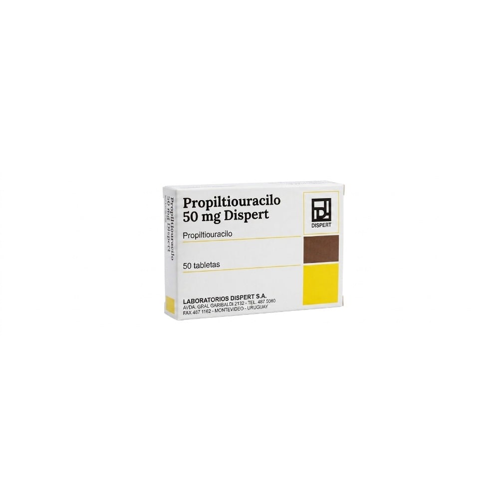 Propiltiouracilo 50 mg 50 Tabletas