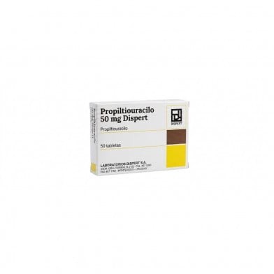 Propiltiouracilo 50 mg 50 Tabletas