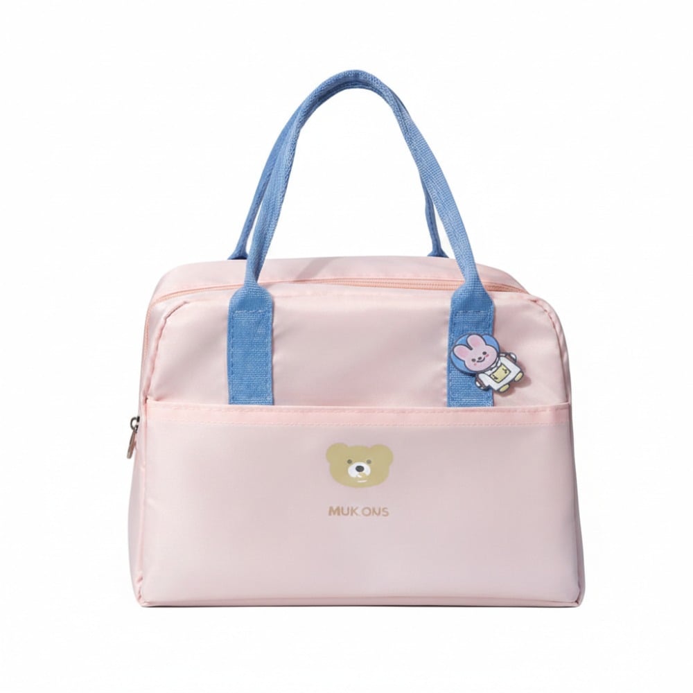 Lunchera Térmica Happy Paper Rosada