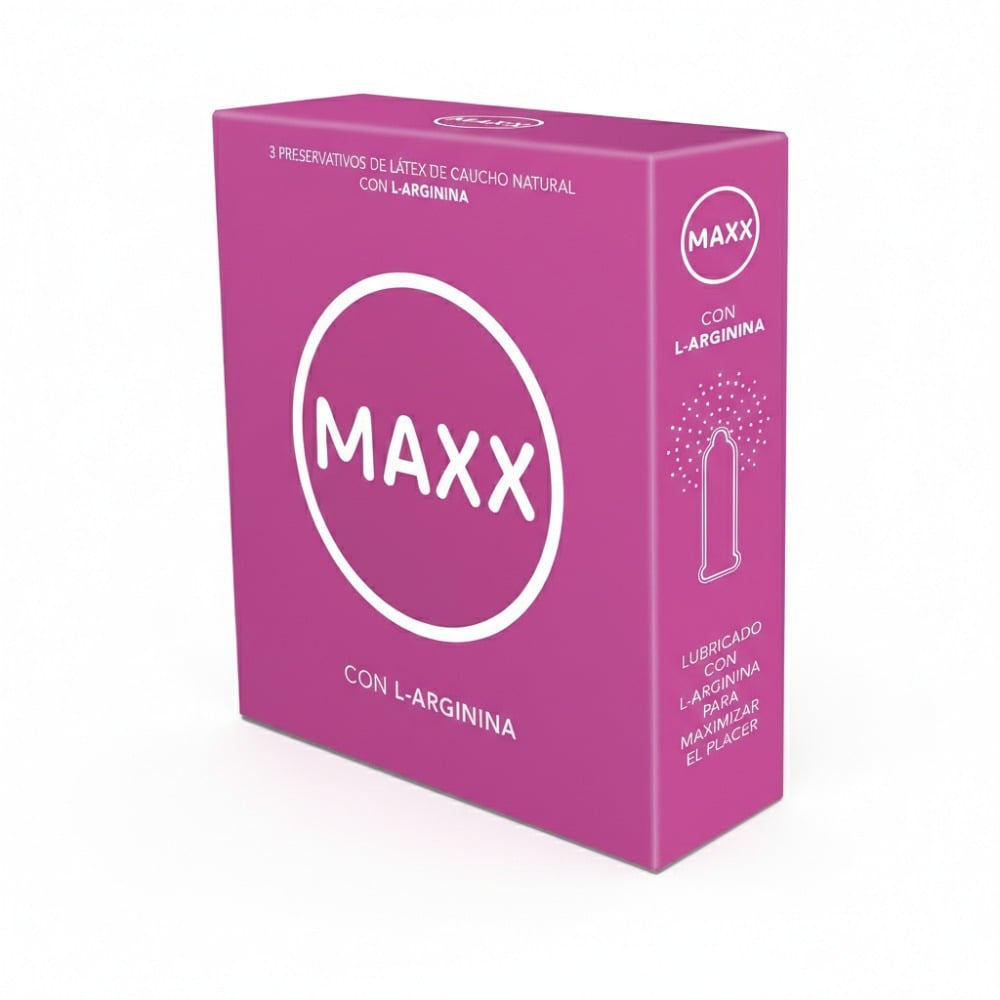 Preservativos Maxx L-Arginina 3 Unidades