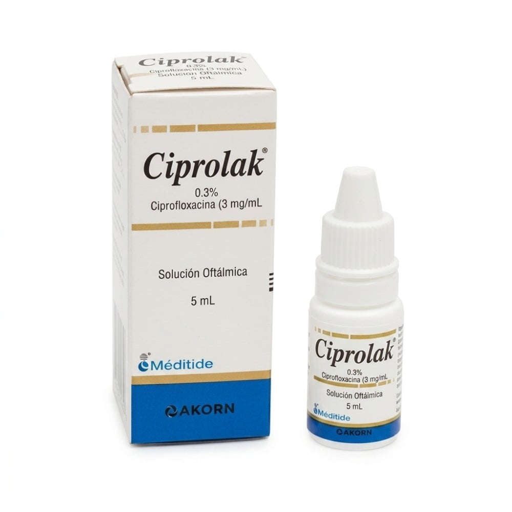 Ciprolak 0.3% Solución Oftálmica 5 ml