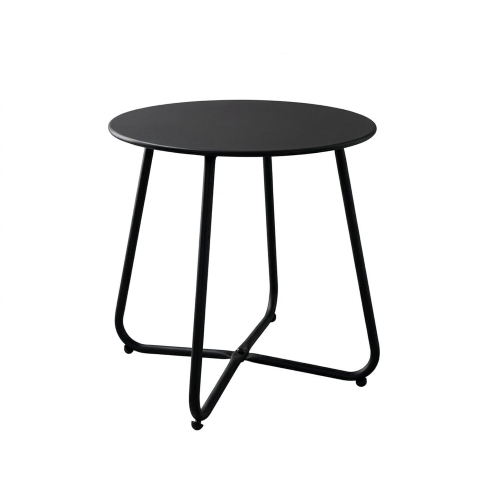 RUMBA MESA AUXILIAR METAL - NEGRO