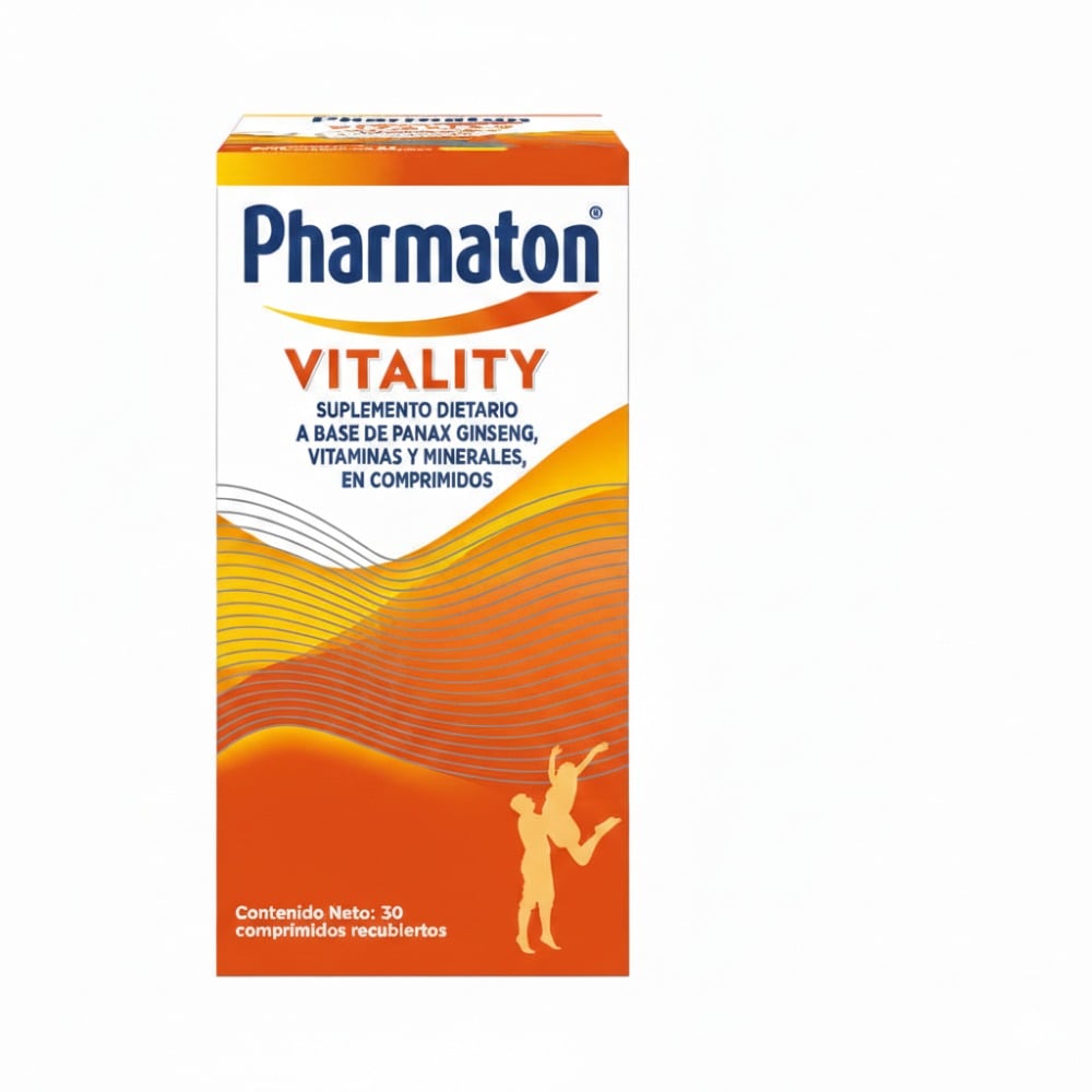 Suplemento Pharmaton Vitality 30 Comprimidos Recubiertos
