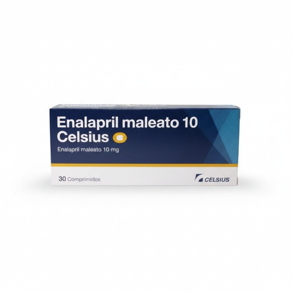 Enalapril Maleato 10 mg 30 Comprimidos
