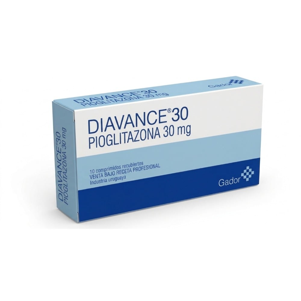 Diavance 30 mg 30 Comprimidos Recubiertos