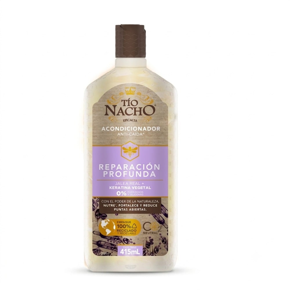 Acondicionador Tío Nacho Reparación Profunda Keratina 415 ml 