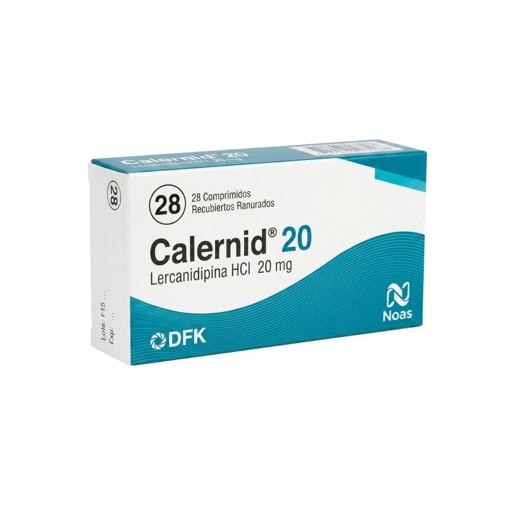 Calernid 20 mg 28 Comprimidos Recubiertos Ranurados