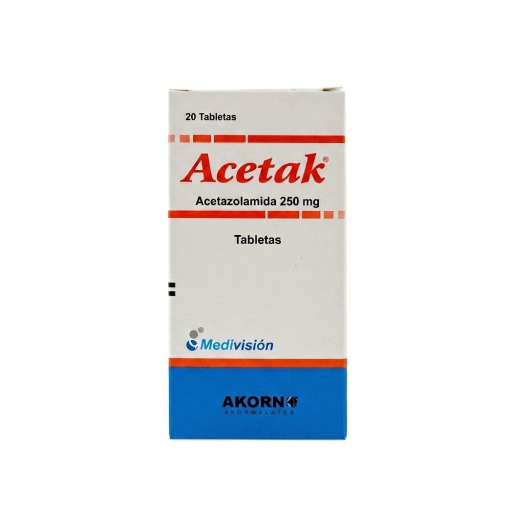 Acetak 250 mg 20 Tabletas