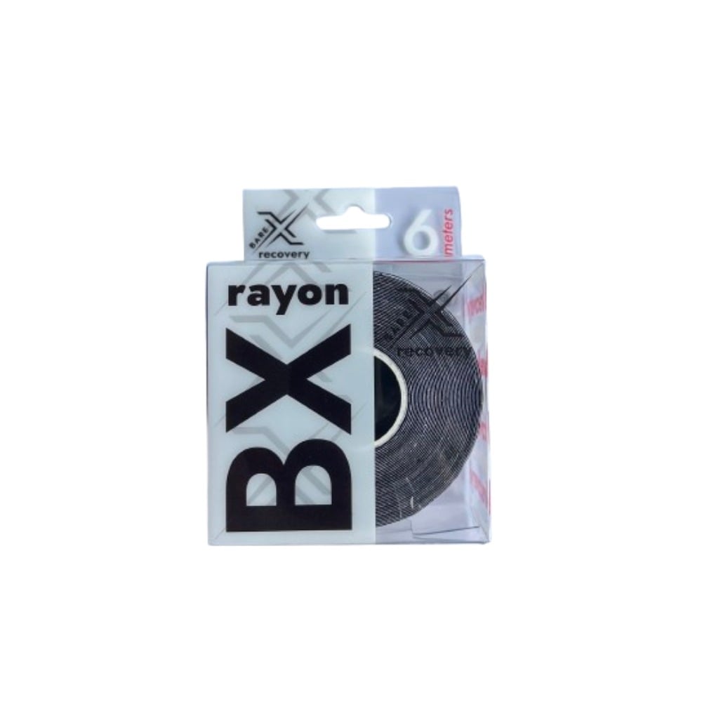 Cinta Kinesiológica Barex Rayon Negra 5 cm x 6 m 