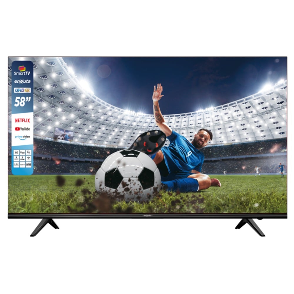 Televisor Enxuta Smart TV 58" Ultra HD 4k