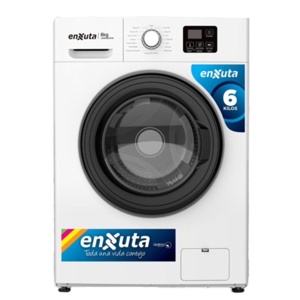 Lavarropas Enxuta LENX0650DW Carga Frontal 6 kg