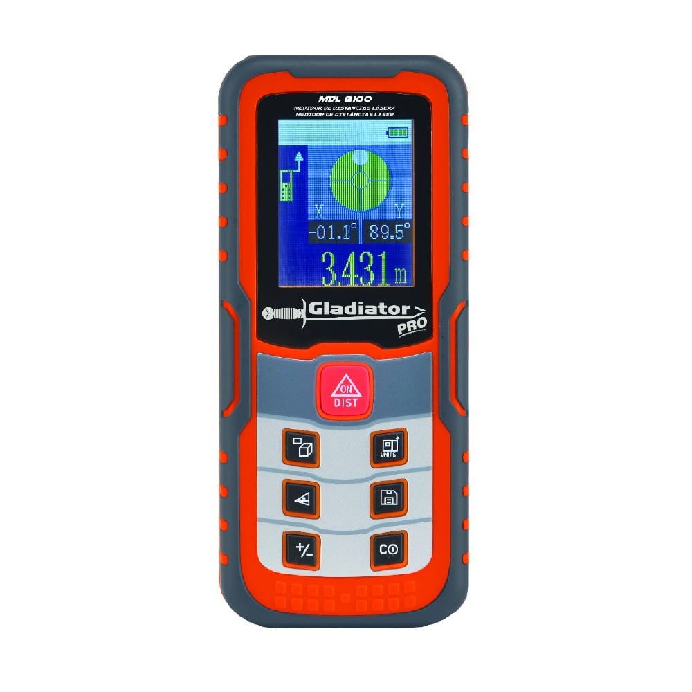 Láser Medidor de Distancia Gladiator MDL8100 100 m 