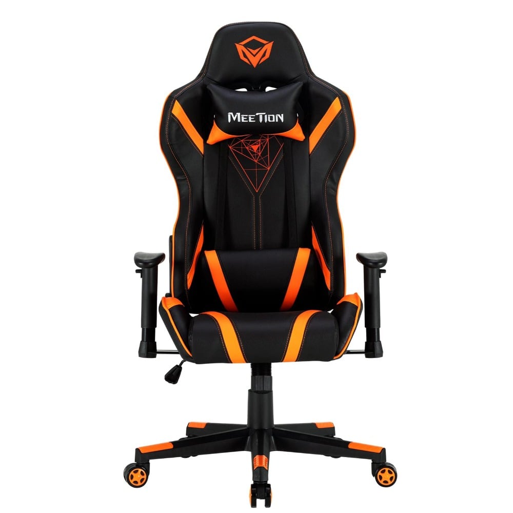 Silla Gamer Meetion MT-CHR15 Negra y Naranja