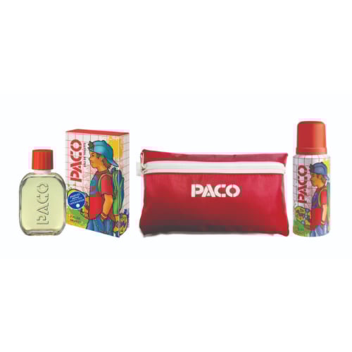 Colonia Paco 60 ml + Desodorante + Cartuchera