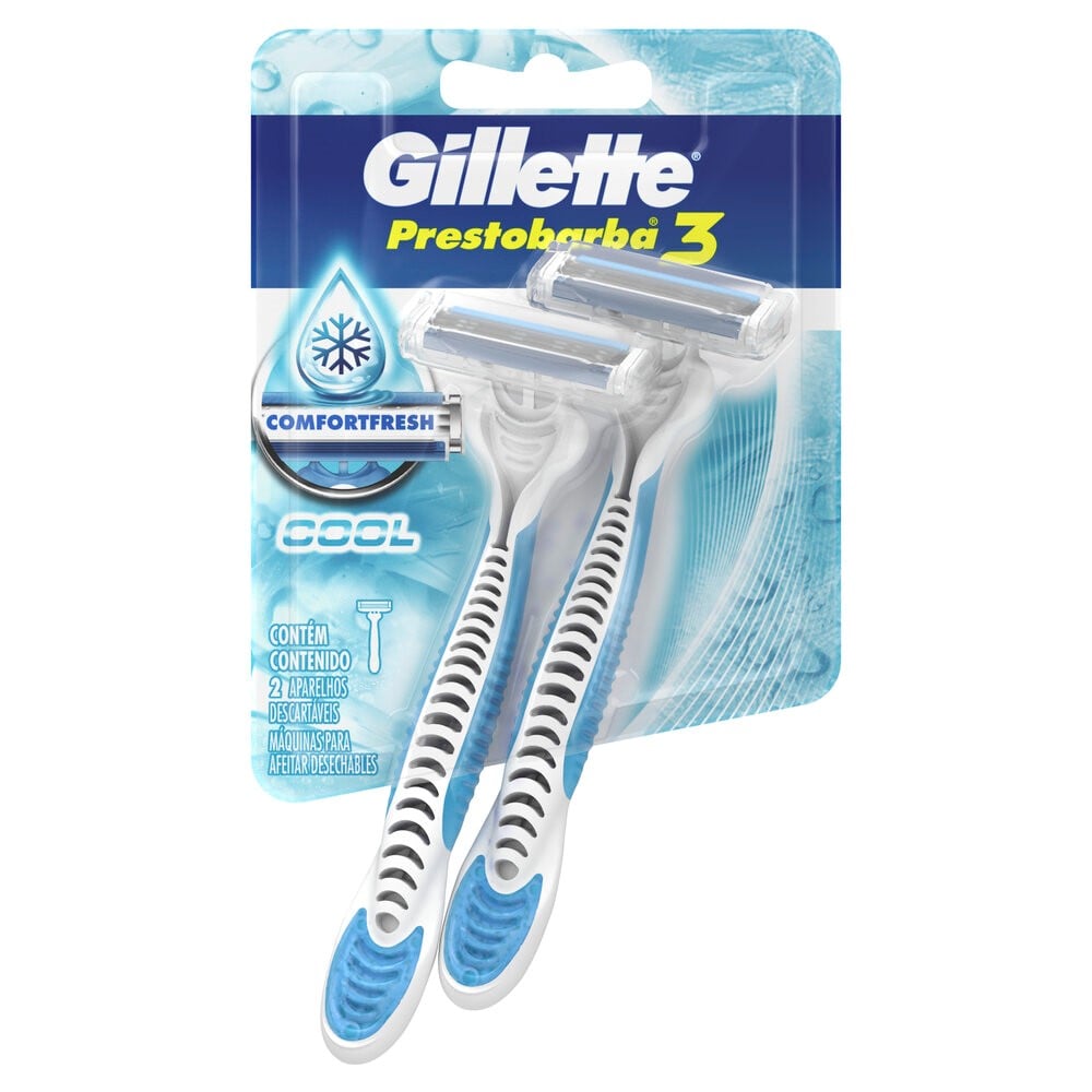 Afeitadora Gillette Prestobarba 3 Cool 2 Unidades