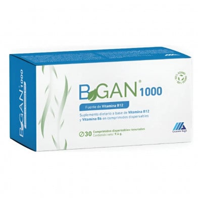 B-GAN 1000 mcg 30 Comprimidos Dispersables Ranurados
