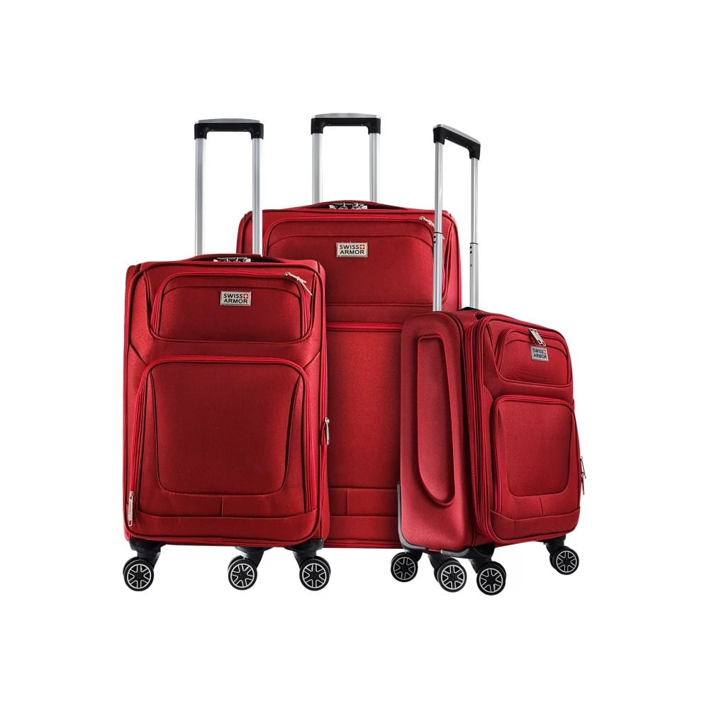 Set de Valijas Swiss Armor Bordo 3 Unidades 