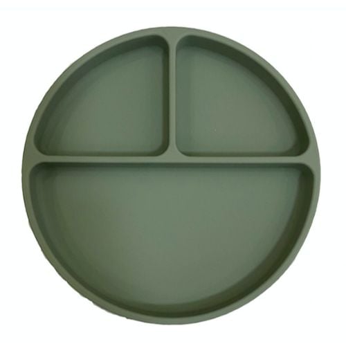 Plato Storki de Silicona Verde