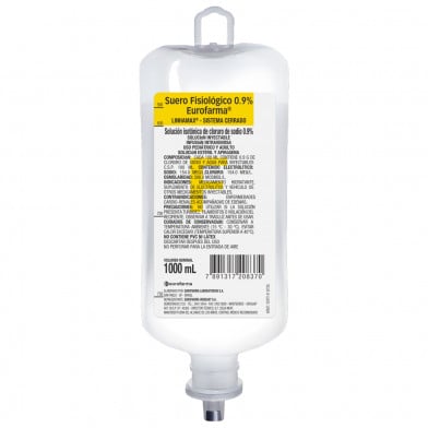 Suero Fisiológico 0.9% 1000 ml