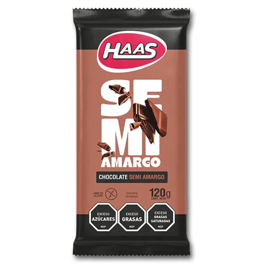 Chocolate Semi Amargo Haas 120 g