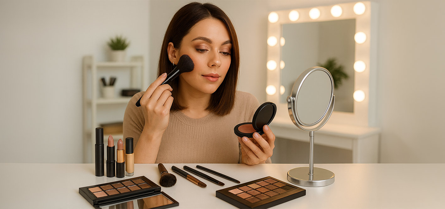 Rutina completa de maquillaje en menos de 10 minutos