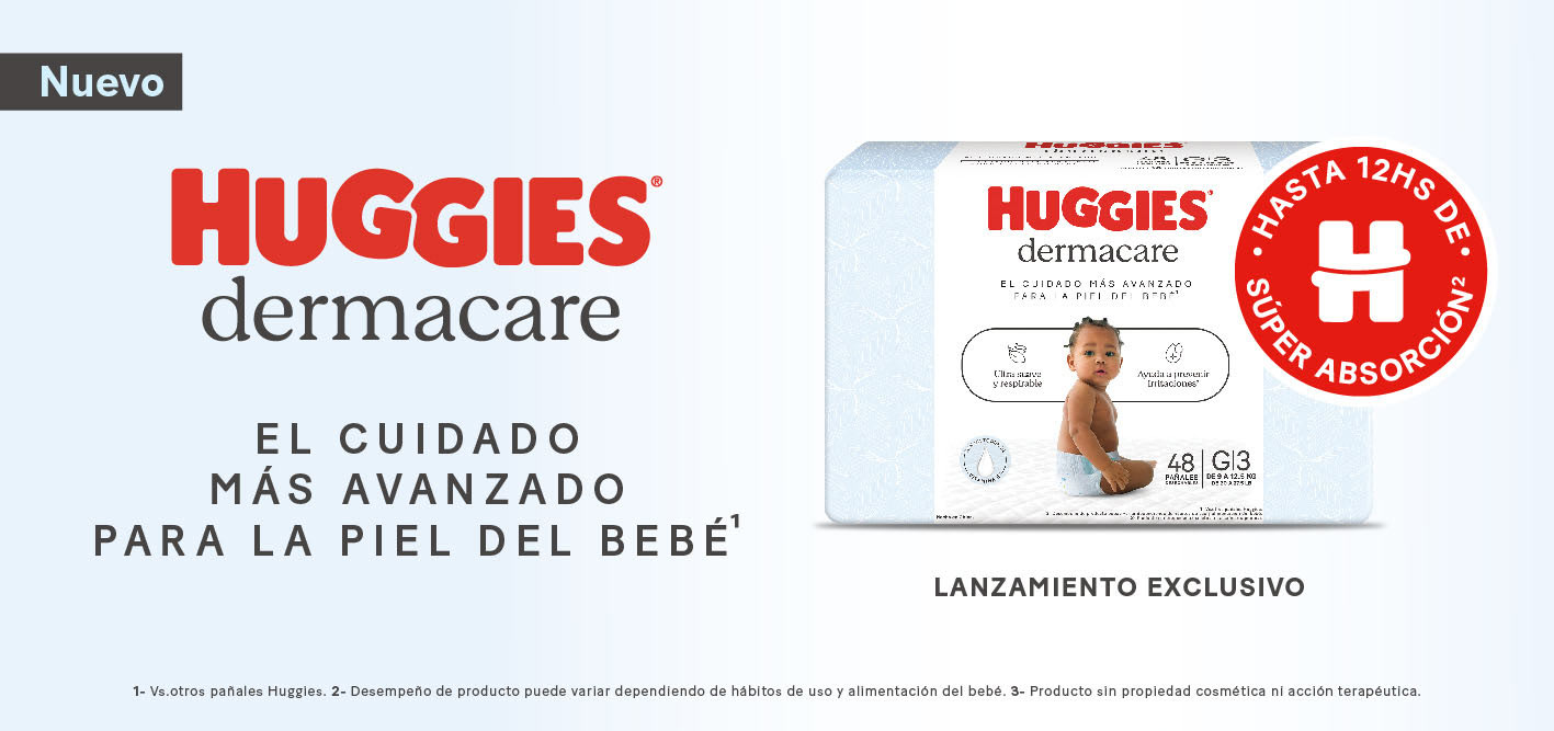 Cómo prevenir la dermatitis del pañal: descubrí el nuevo Huggies Dermacare