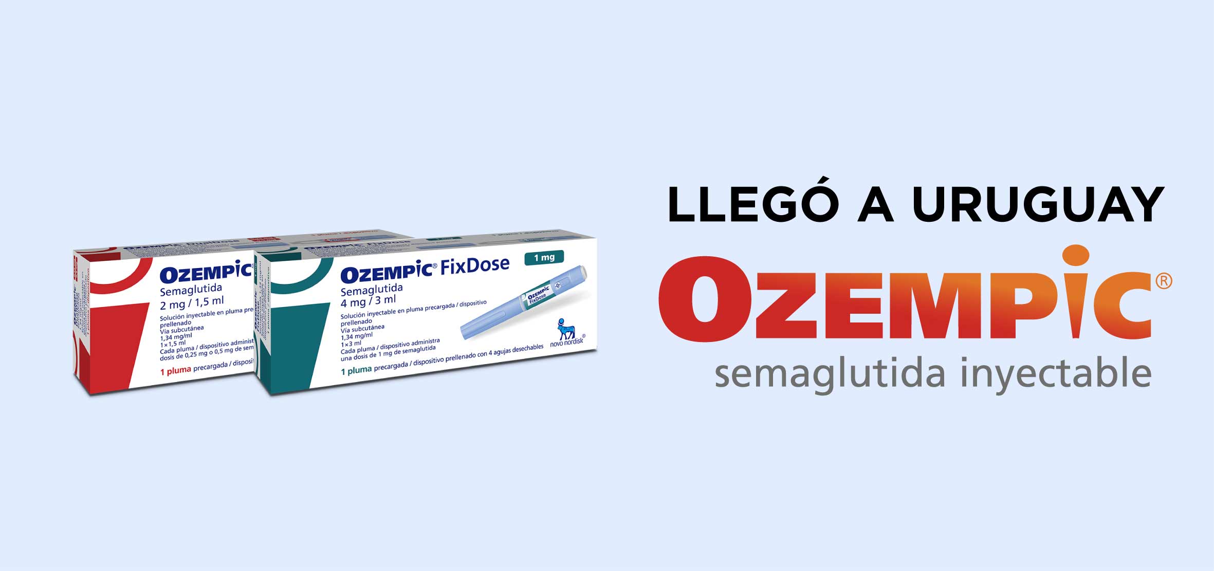 Ozempic (semaglutida) en Uruguay: distribución desde el 13 de octubre de 2025
