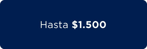 Hasta 1500