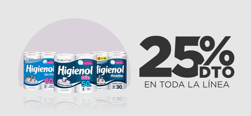 Promoci&oacute;n Higienol 50%